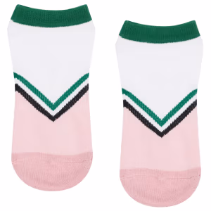 CLASSIC LOW RISE GRIP SOCKS - PREPPY VOLLEY POINT