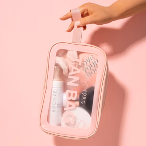 GLOWDRY TAN BAG COSMETIC CASE